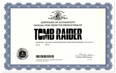 Alicia Vikander Screen-Worn Costume as Lara Croft in ''Tomb Raider'' -- With COA From MGM